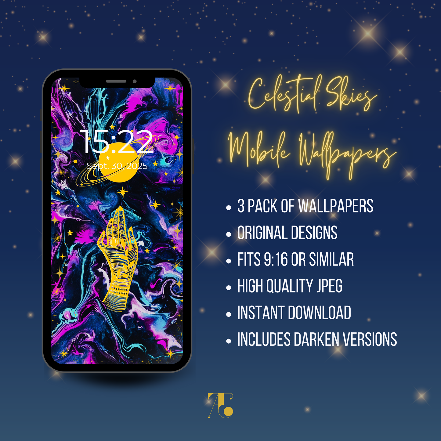 Celestial Skies Mobile Wallpaper Pack