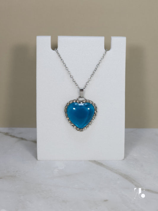 Blue Heart 💙 Pendant Necklace