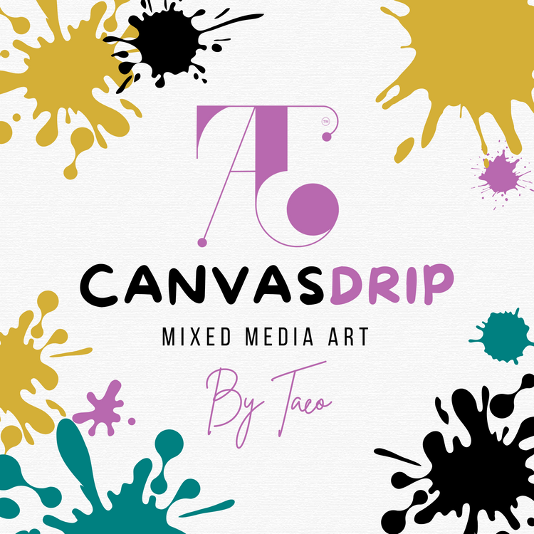 Canvas Drip Original Art