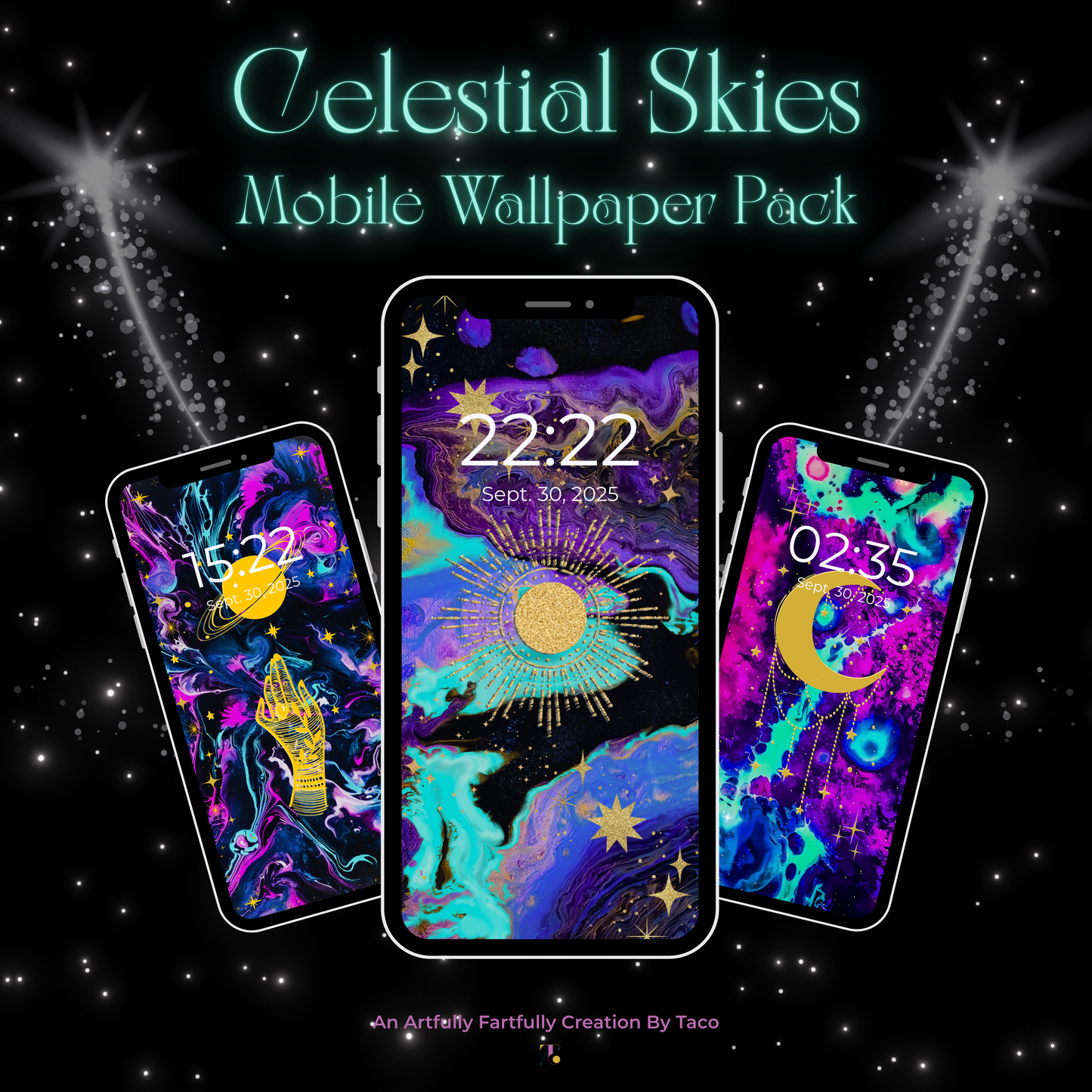 Celestial Skies Mobile Wallpaper Pack