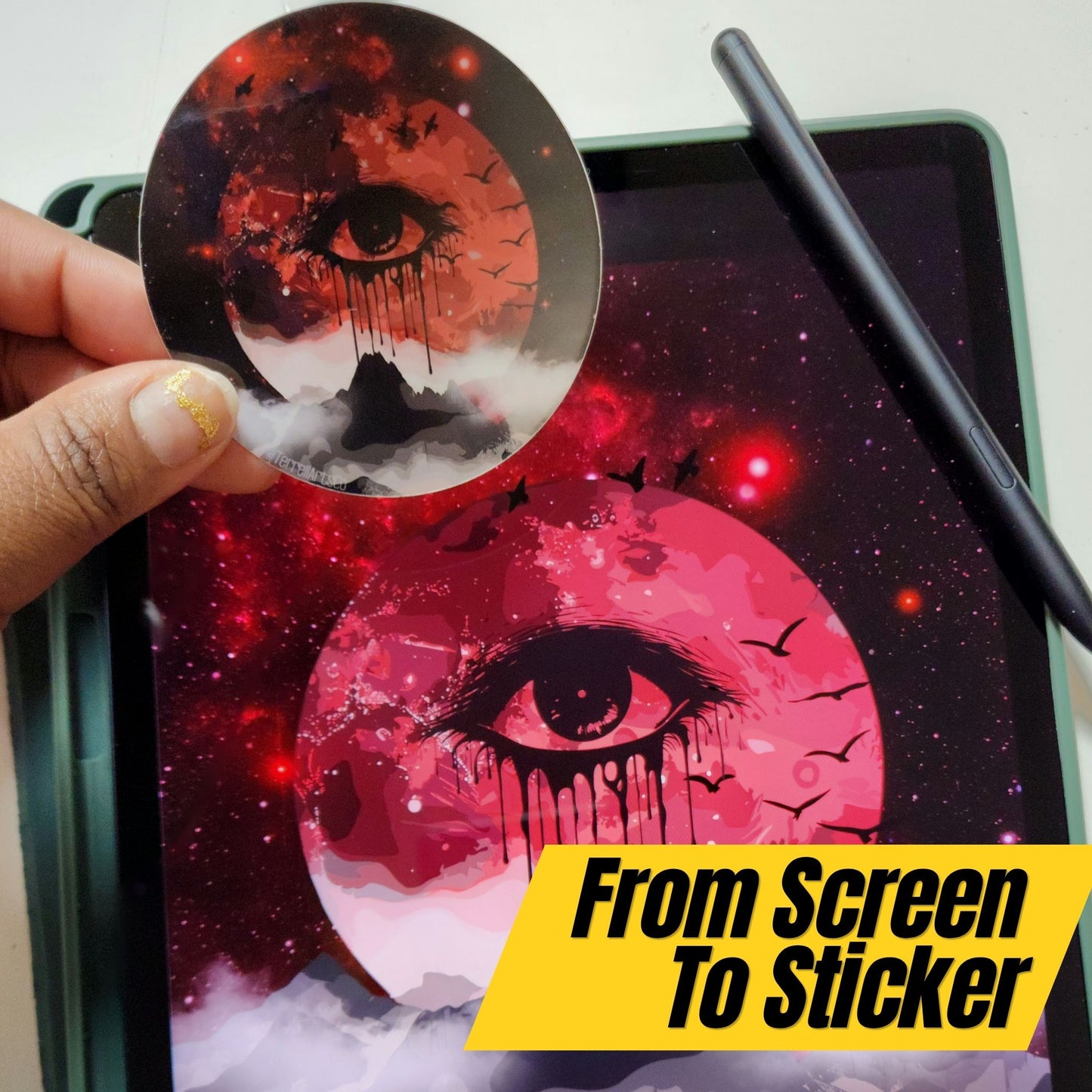 Chapter #001: Curiosity | Vinyl Art Sticker