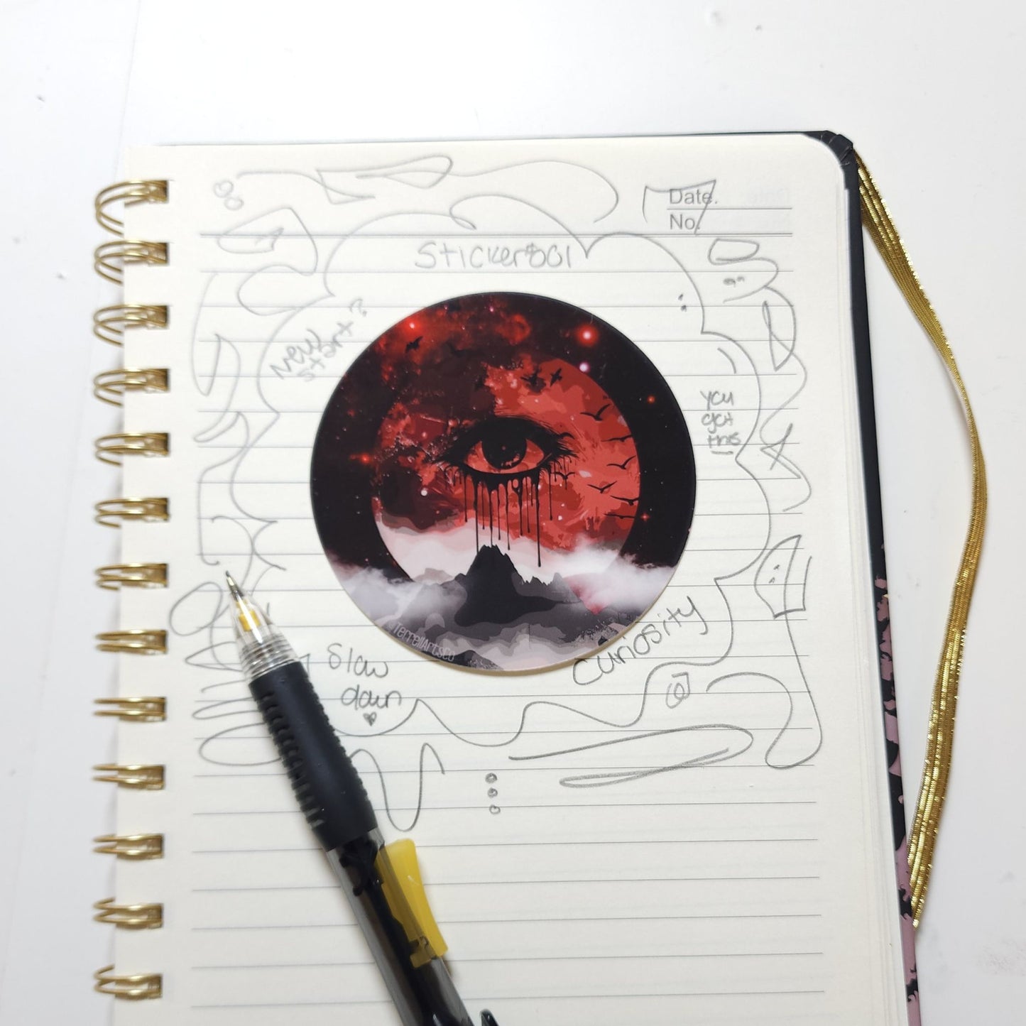 Chapter #001: Curiosity | Vinyl Art Sticker