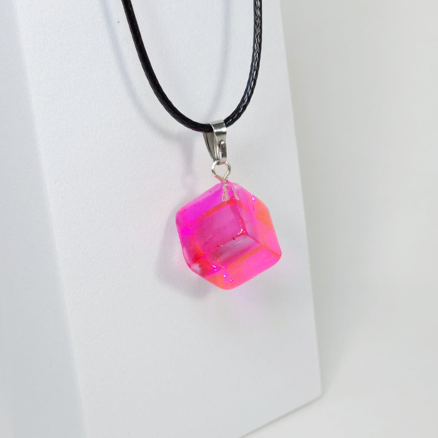 The Pink Cube Experience Necklace