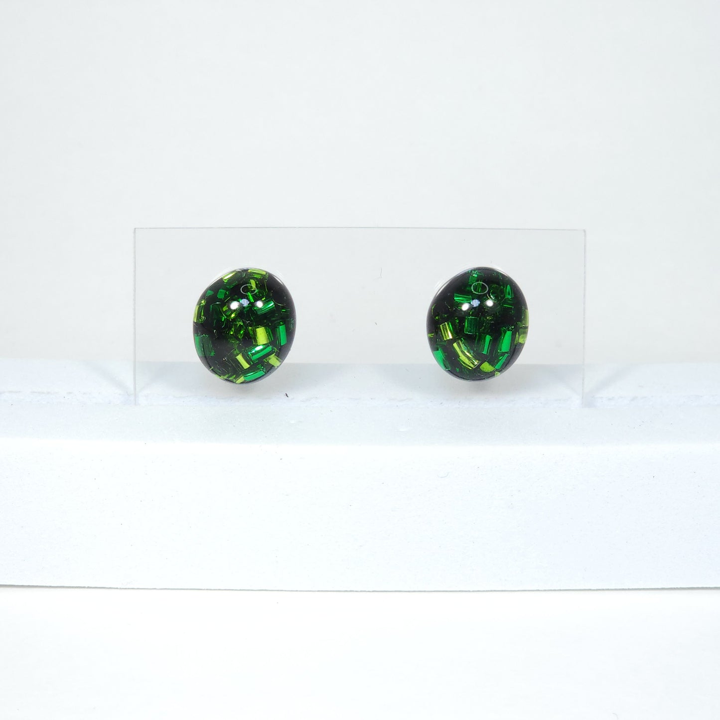 Shi-Go Green Stud Earrings