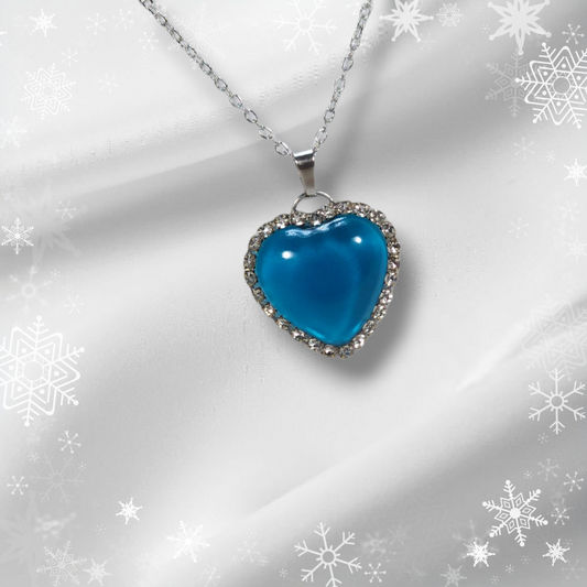 Blue Heart 💙 Pendant Necklace
