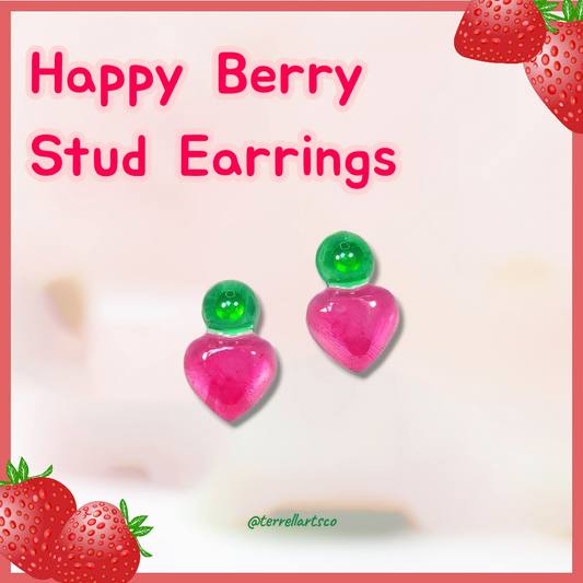 Happy Berry Studs