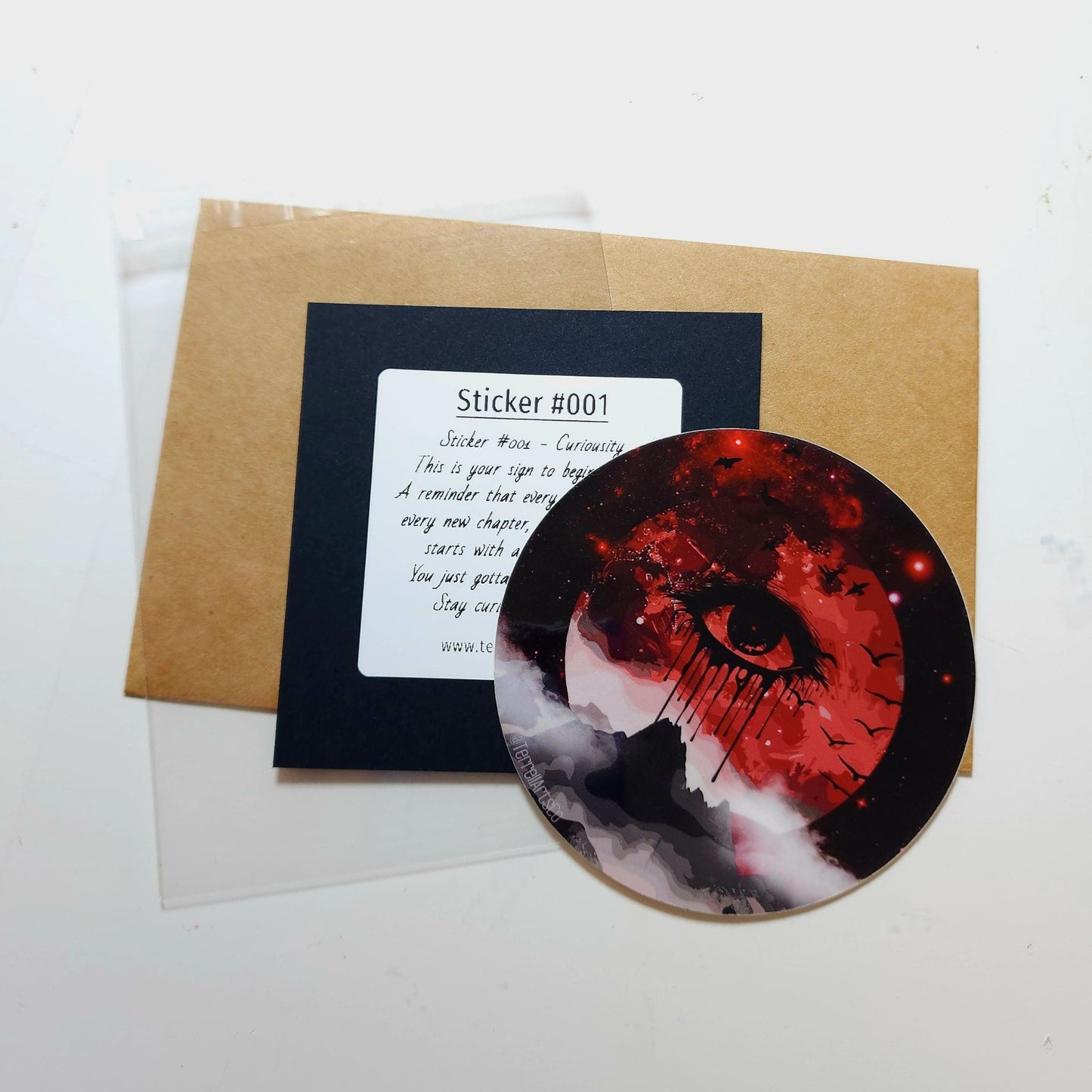 Chapter #001: Curiosity | Vinyl Art Sticker